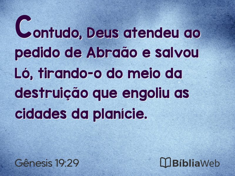 Gênesis 19:29 em imagem para compartilhar