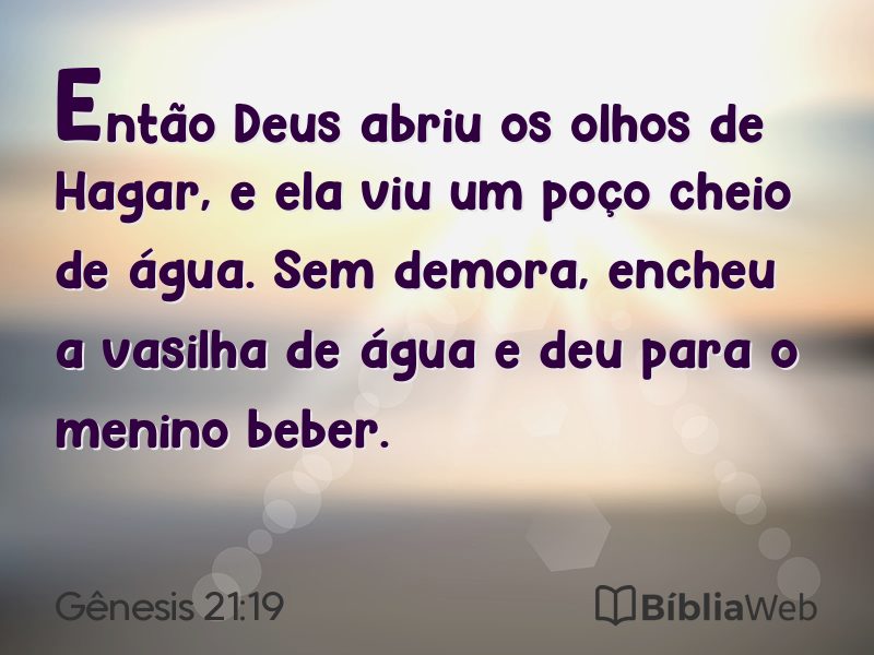 Gênesis 21:19 em imagem para compartilhar
