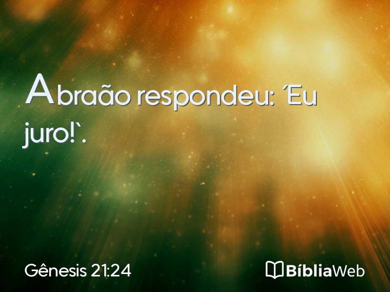 Gênesis 21:24 em imagem para compartilhar