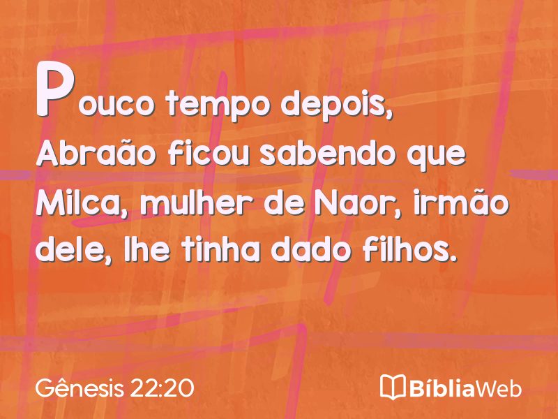 Gênesis 22:20 em imagem para compartilhar