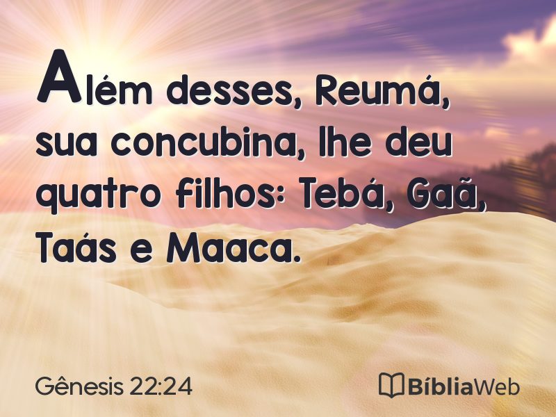Gênesis 22:24 em imagem para compartilhar