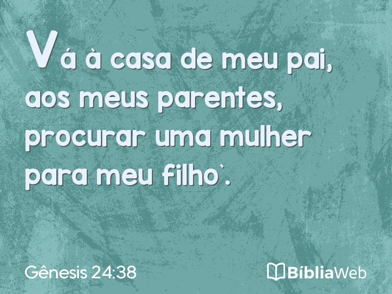 Gênesis 24:38 em imagem para compartilhar