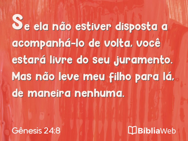 Gênesis 24:8 em imagem para compartilhar