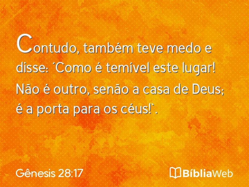 Gênesis 28:17 em imagem para compartilhar