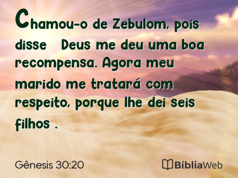 Gênesis 30:20 em imagem para compartilhar
