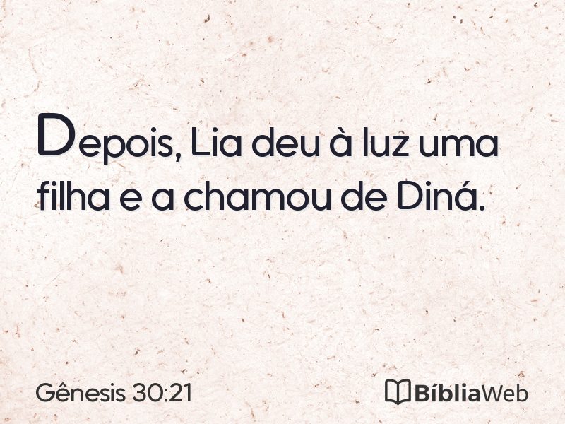 Gênesis 30:21 em imagem para compartilhar