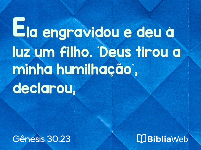Gênesis 30:23 em imagem para compartilhar