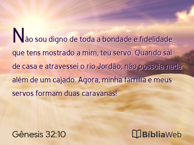 Gênesis 32:10 em imagem para compartilhar