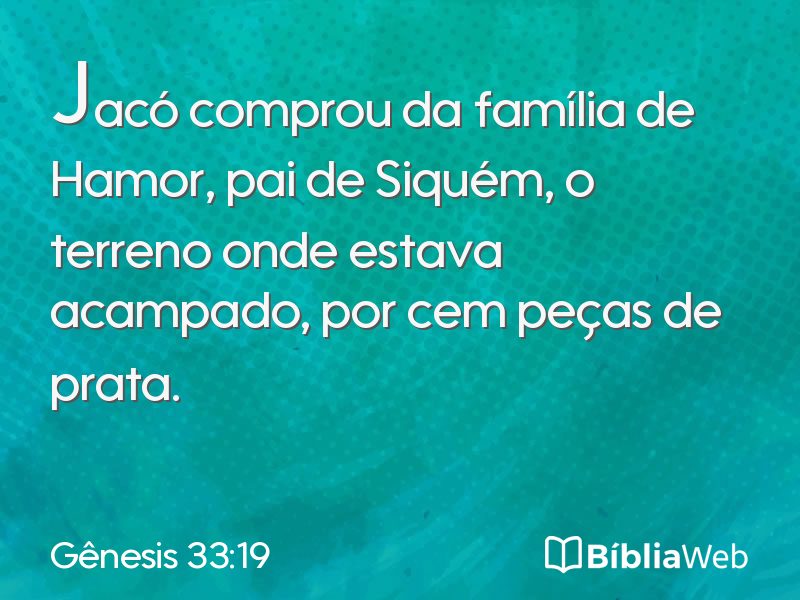 Gênesis 33:19 em imagem para compartilhar