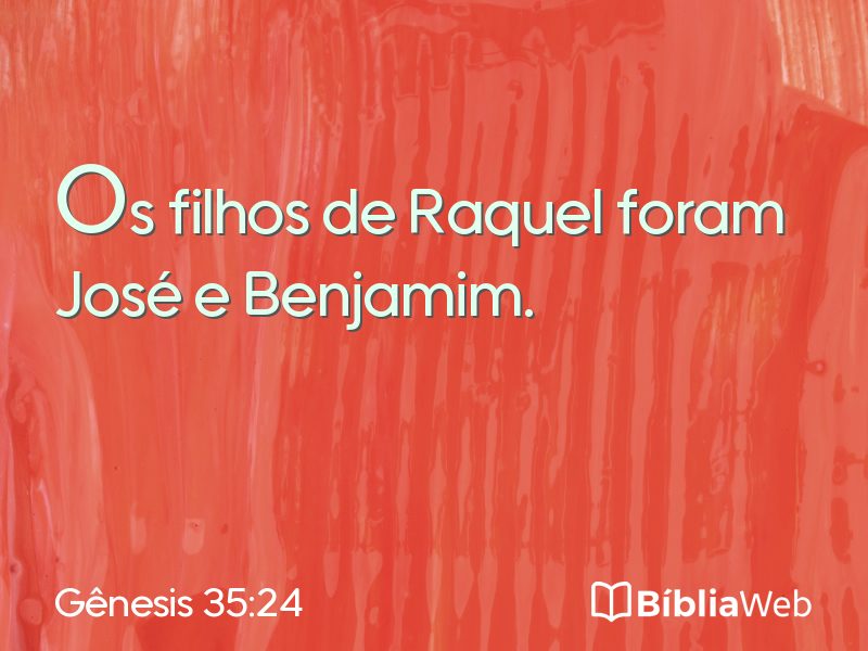 Gênesis 35:24 em imagem para compartilhar