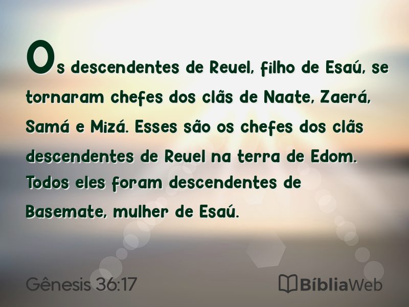 Gênesis 36:17 em imagem para compartilhar