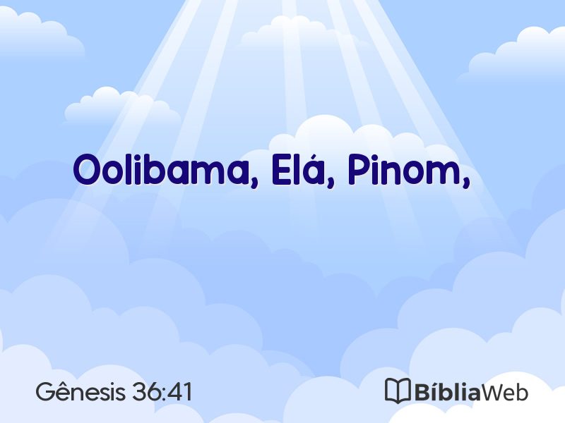 Gênesis 36:41 em imagem para compartilhar