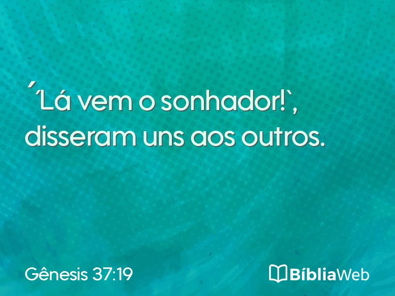 Gênesis 37:19 em imagem para compartilhar