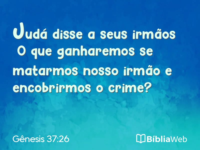 Gênesis 37:26 em imagem para compartilhar