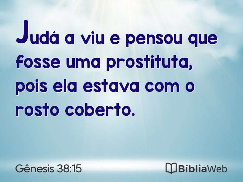 Gênesis 38:15 em imagem para compartilhar