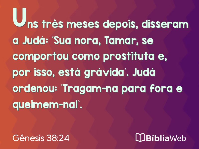 Gênesis 38:24 em imagem para compartilhar