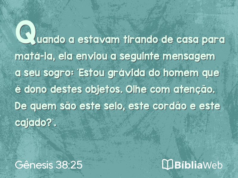 Gênesis 38:25 em imagem para compartilhar