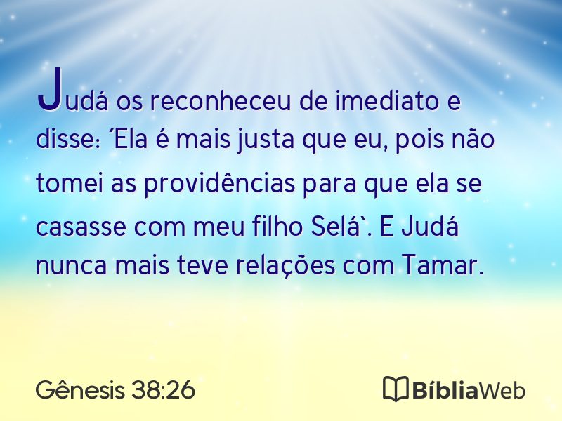 Gênesis 38:26 em imagem para compartilhar