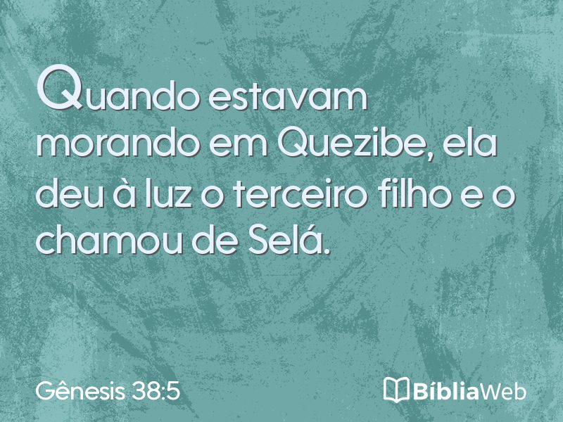 Gênesis 38:5 em imagem para compartilhar