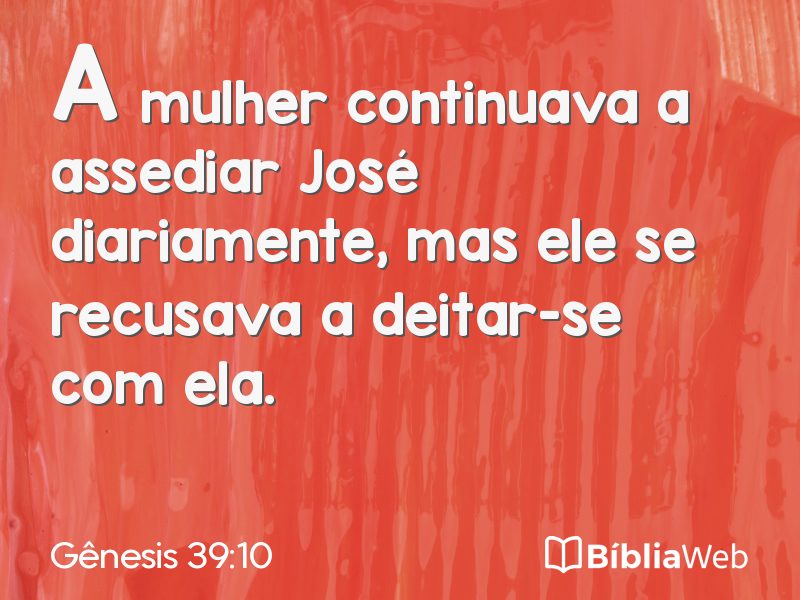 Gênesis 39:10 em imagem para compartilhar