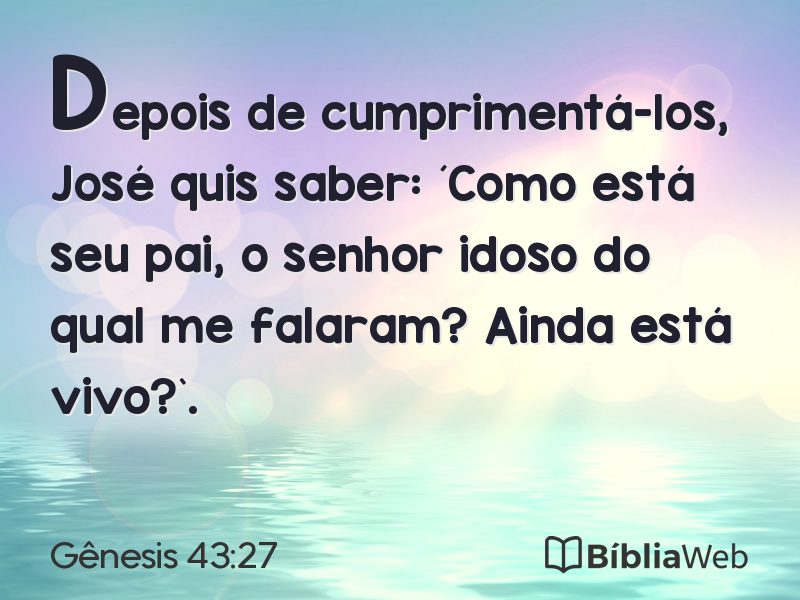 Gênesis 43:27 em imagem para compartilhar