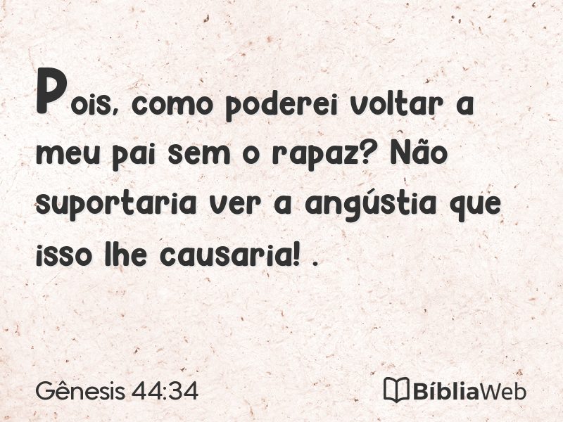Gênesis 44:34 em imagem para compartilhar