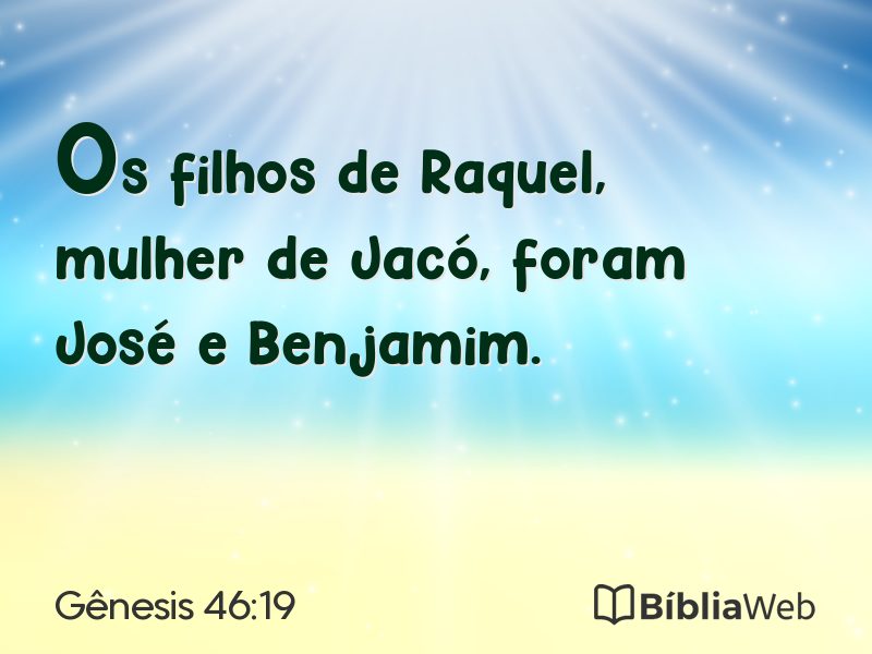 Gênesis 46:19 em imagem para compartilhar