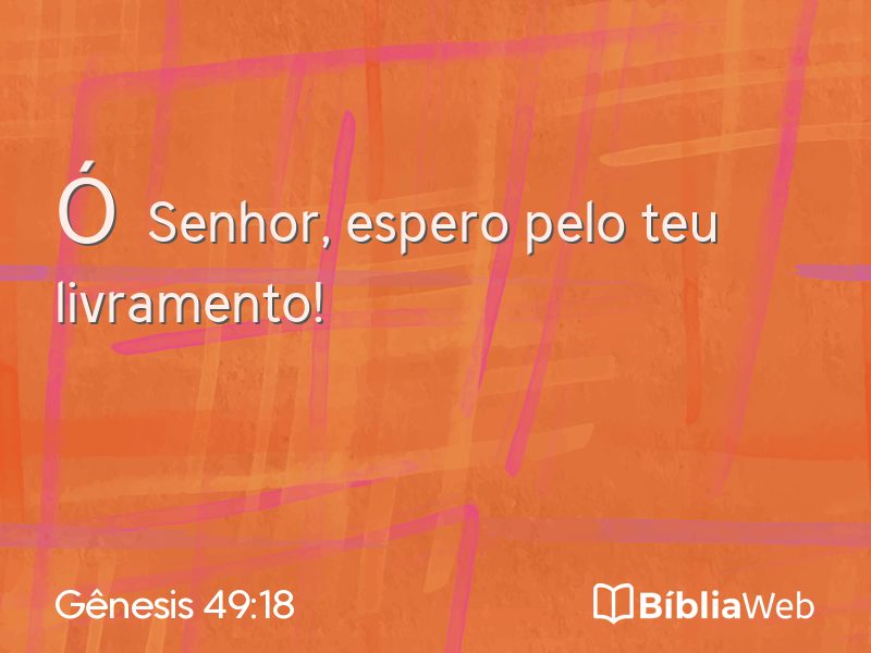 Gênesis 49:18 em imagem para compartilhar