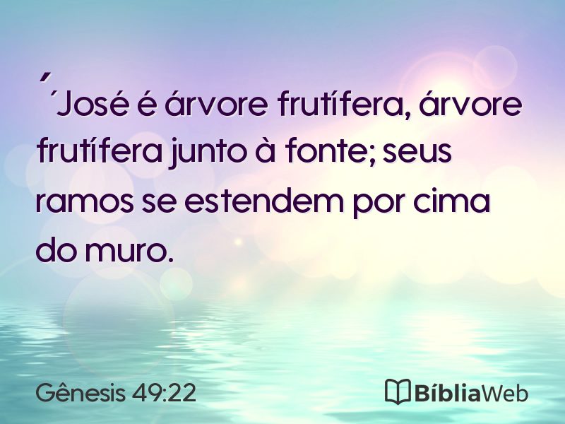 Gênesis 49:22 em imagem para compartilhar