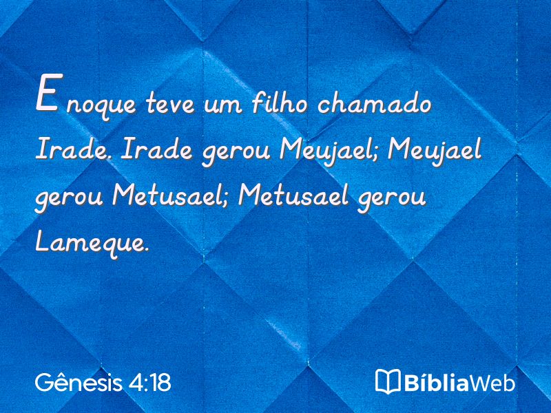 Gênesis 4:18 em imagem para compartilhar