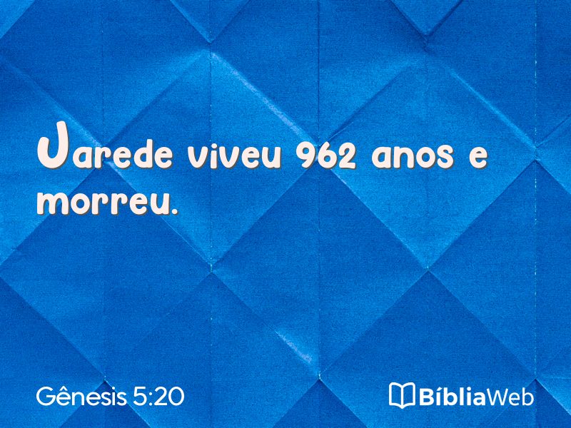 Gênesis 5:20 em imagem para compartilhar