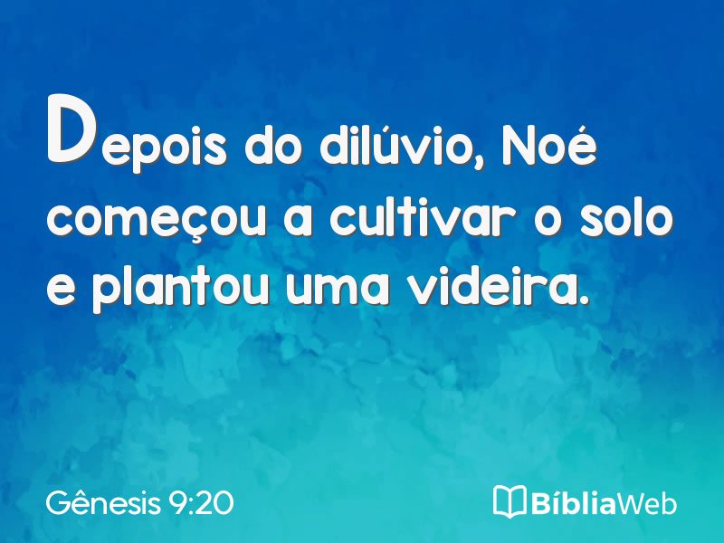 Gênesis 9:20 em imagem para compartilhar