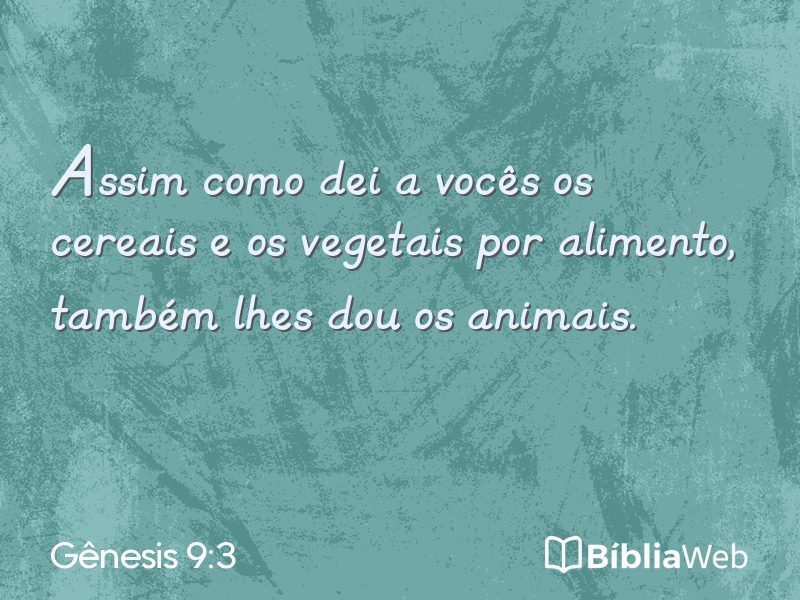 Gênesis 9:3 em imagem para compartilhar