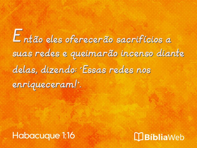 Habacuque 1:16 em imagem para compartilhar