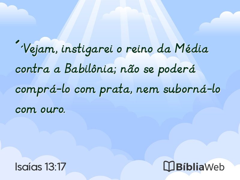 Isaías 13:17 em imagem para compartilhar