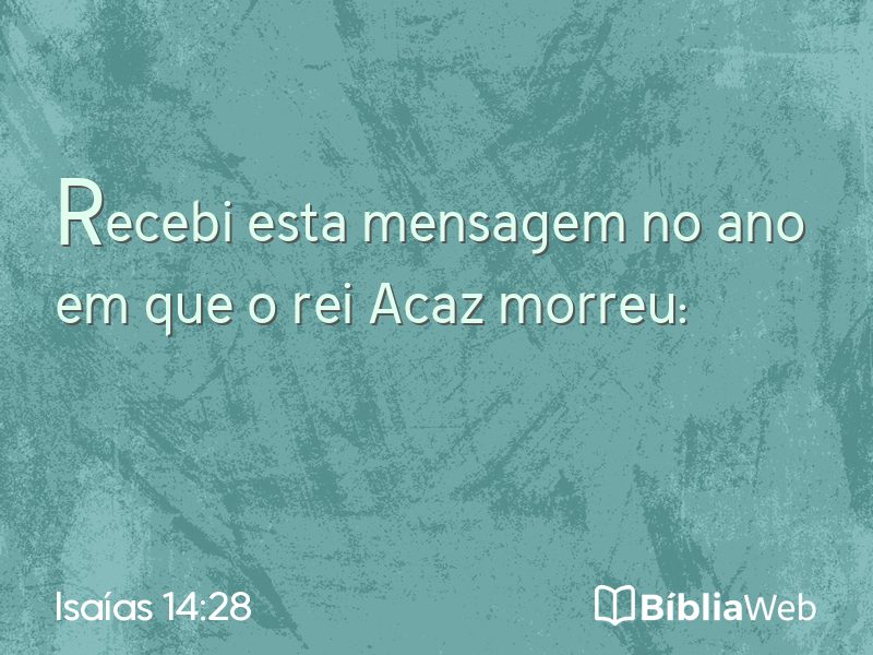 Isaías 14:28 em imagem para compartilhar