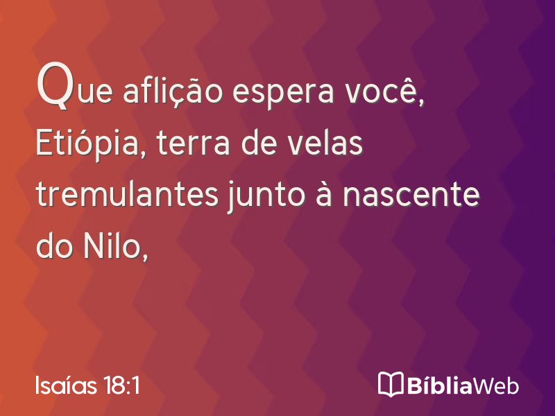 Isaías 18:1 em imagem para compartilhar