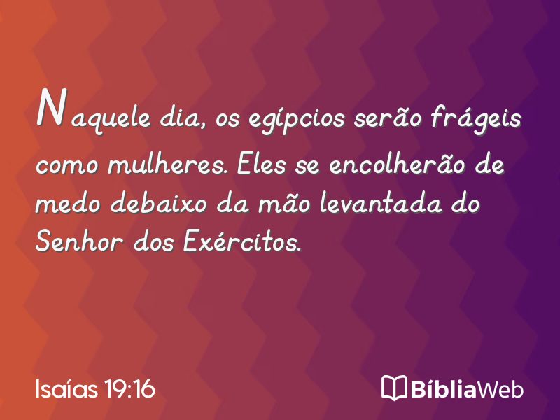 Isaías 19:16 em imagem para compartilhar