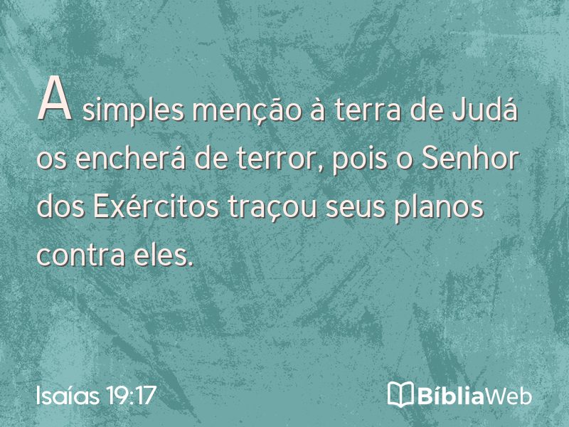 Isaías 19:17 em imagem para compartilhar