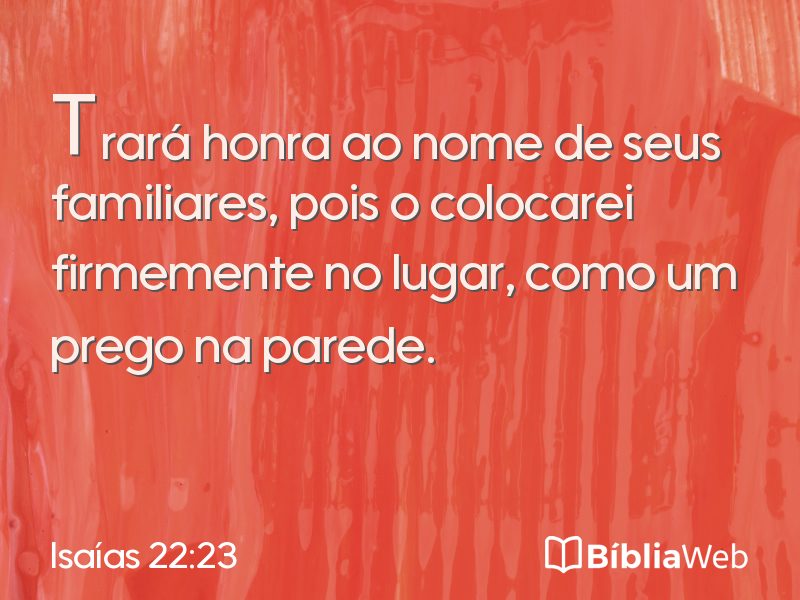 Isaías 22:23 em imagem para compartilhar
