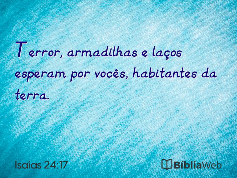 Isaías 24:17 em imagem para compartilhar