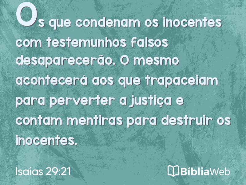 Isaías 29:21 em imagem para compartilhar