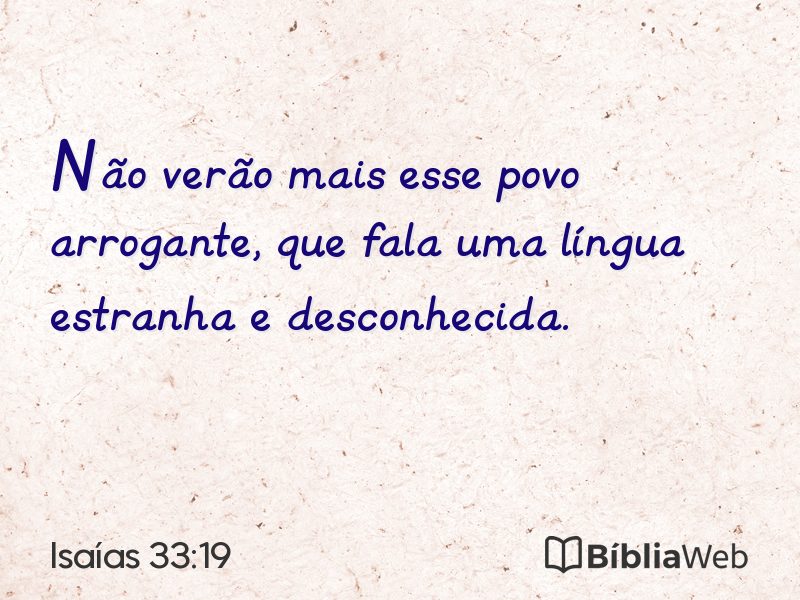 Isaías 33:19 em imagem para compartilhar