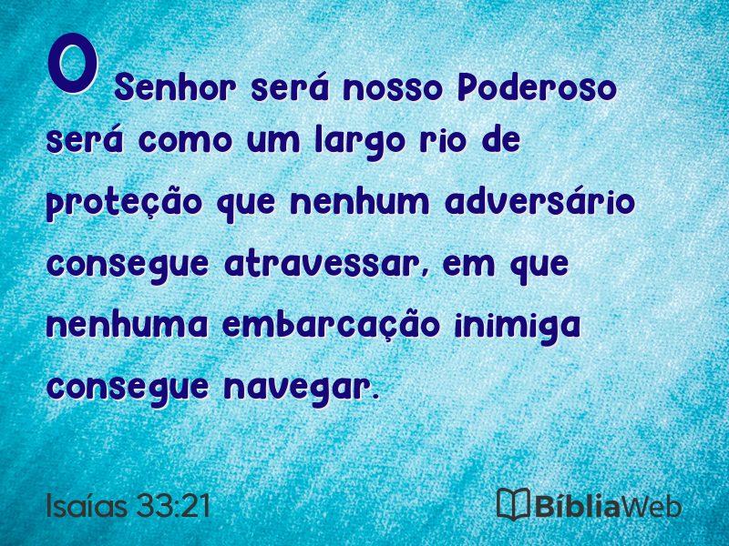 Isaías 33:21 em imagem para compartilhar