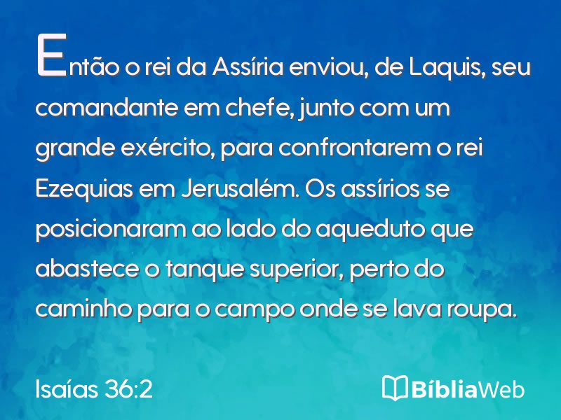 Isaías 36:2 em imagem para compartilhar
