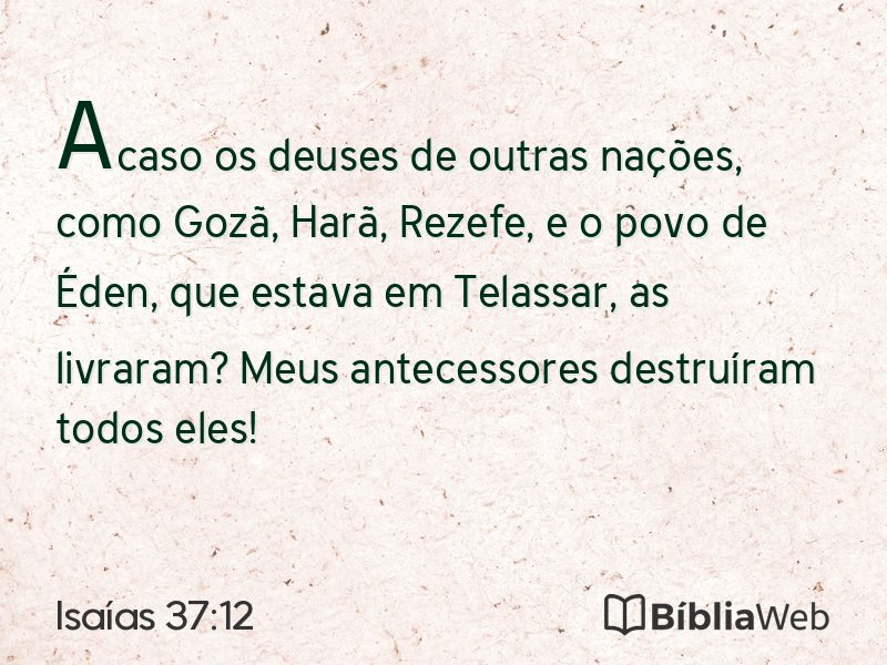 Isaías 37:12 em imagem para compartilhar