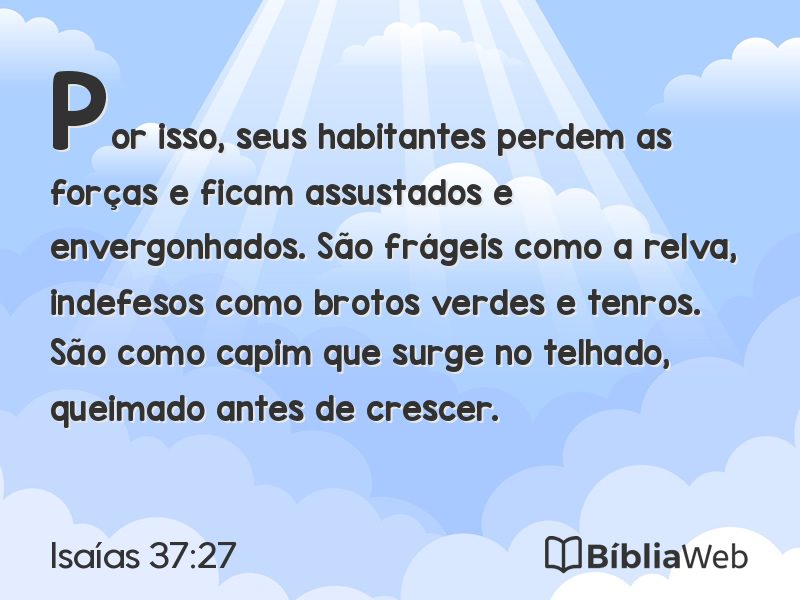 Isaías 37:27 em imagem para compartilhar