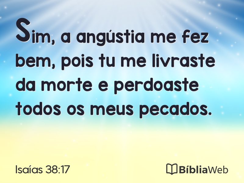 Isaías 38:17 em imagem para compartilhar