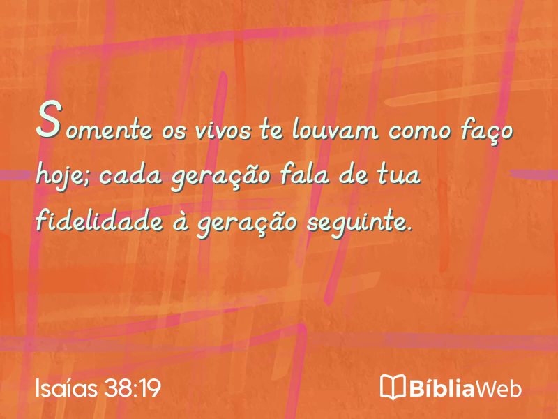 Isaías 38:19 em imagem para compartilhar