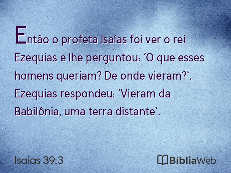 Isaías 39:3 em imagem para compartilhar